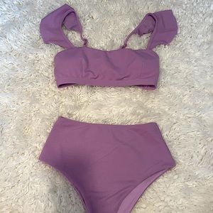 High waisted Purple Bikini. Size Small